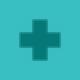Small blue health icon