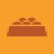 Small orange nutrition icon