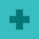 Small blue health icon